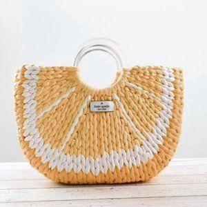 Kate Spade Perfect Picnic Lemon Tote Medium